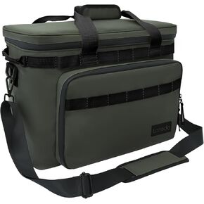 Soft Cooler Bag, Portable Collapsible Soft Sided Cooler, 36 Cans Insulated Beach Cooler Lunch Bag, Large Leakproof Camping Cooler, Waterproof Ice Chest for Travel Picnic Camping Kayaking-Green