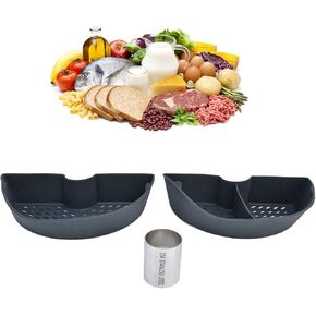 Mixcover Cooking Chamber Divider Non Stick Silicone Steam Cooking Chamber 304 Stainless Steel Pan Cook Divider Tray Food Processor Accessory for Vorwerk TM5 TM31