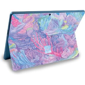 MightySkins Glossy Glitter Skin Compatible with Microsoft Surface Pro 9 (2022) - Dreamy Reef | Protective, Durable High-Gloss Glitter Finish | Easy to Apply & Change Styles | Made in The USA
