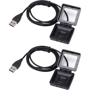 مشبك شحن Awinner متوافق مع Fitbit Blaze، كابل شحن USB بديل لسلك شحن لساعة اللياقة الذكية Blaze (عبوتان) in Kuwait