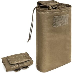 TSPRO Molle Dump Pouch Drawstring Magazine Utility Pouch Folding Dump Pouch Waist Bag