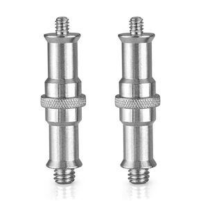 Neewer Standard 1/4" to 3/8" Metal Male Converter Threaded Screw Adapter Spigot Stud 3-Pack for Studio Light Stand, Hot Shoe/Cold Shoe Adapter, Ball Head, Wireless Flash Receiver, Trigger - ST22