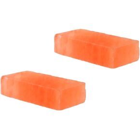 Himalayan Salt Lick 5.5 lbs Blocks for Horses, Deer-, Goats, Cattles & Cows | Pack of 2, Pink Salt Licks for Animals, Licking Salt Brick Packed with Minerals in Saudi Arabia