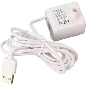 Mini Cat Fountain Pump, Pet Water Fountain Pump USB Powered 5V for Replacement
