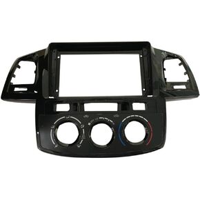 9 Inch Big Screen Fascia Frame Adapter for Toyota Hilux Fortuner 2005-2014 2Din Dash Audio Fitting Panel Frame Kit (for Hilux 09-15)