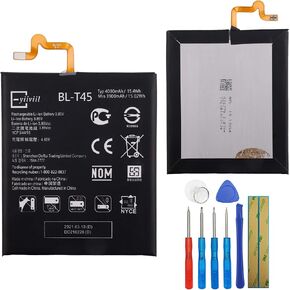 Replacement Battery BL-T45 Compatible with LG K50S LM-X540ZMW K51 LM-K500UM with Tools