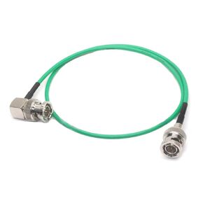 Eonvic 12G HD-SDI BNC to BNC Male 75ohm Multicolour Video Coaxial Cable Camera RF Video Flexible and Thin Cable for Monitor Video (Yellow RA to RA, 30CM)