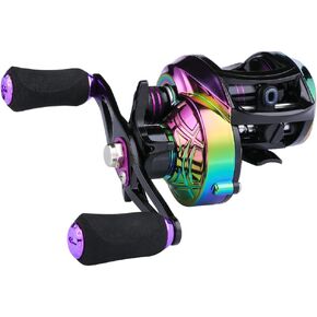 BEARKING Bait Caster Reels, Light Baitcaster Fishing Reel 15LB Drag,Stainless Bearings,9 Magnetic Brake System,7.2:1 Gear Ratios