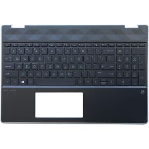 جزء تجميع لوحة المفاتيح العلوية للكمبيوتر المحمول Palmrest غير الخلفية لجهاز HP Envy x360 15-DQ 15T-DQ TPN-W140 460.0GF0F.0002 L51519-001 L51363-001