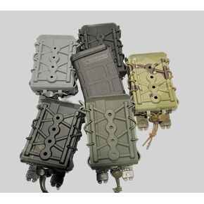 Universal Rifle Mag Carrier - 5.56mm & 7.62mm Rifle Magazine Holster - Single Magazine Pouch Holder - Mag Carrier for Belt M4,AR,AK Rifles Magazines