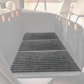 3PCS Dog Non-Slip Mat for Back Seat Extender, Waterproof Protection Mat for Dog Car Seat Cover Hard Bottom, Absorbent Mat for Dog Hammock for Car, SUV, Truck.(24" x 16") (Grey-Medium)