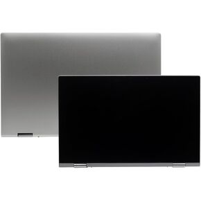 Replacement 13.3" FHD 1920x1080 LCD LED Screen Touch Panel Assembly Display Complete for Dell Inspiron 13 7300 7306 2-in-1 FHDKN(Silver)
