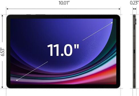 Samsung Galaxy Tab S9 11" 256GB SM-X710 WiFi 6E Android Tablet, Snapdragon 8 Gen 2 Processor - Beige (Renewed) in Saudi Arabia