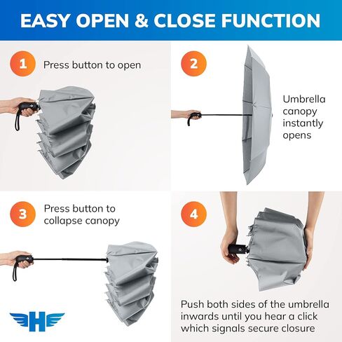 HERO Travel Umbrella – Windproof, Compact and Portable in Kuwait