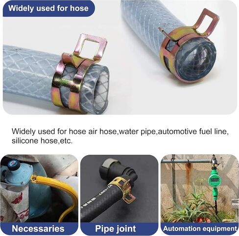 165pcs Spring Band Elastic Clamp Set,Spring Clip Clamp Exhaust Pipe Clip For Diesel Petrol Pipe Water Pipe Automotive Fuel Line Silicone Hose Air Hose in Saudi Arabia