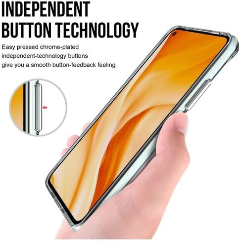 Case for Doogee S Mini + [2 Pack] Glass Screen Protector Tempered Film - Transparent Silicone Soft Flexible Bumper Shockproof TPU Protective Cover Shell for Doogee S Mini (Clear) in Saudi Arabia