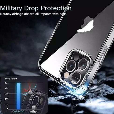Case for Doogee S Mini + [2 Pack] Glass Screen Protector Tempered Film - Transparent Silicone Soft Flexible Bumper Shockproof TPU Protective Cover Shell for Doogee S Mini (Clear) in Saudi Arabia