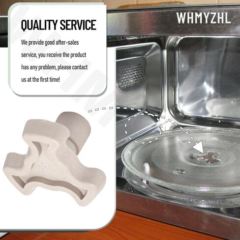 W10337248 2310977 【مقرنة محرك القرص الدوار للميكروويف 】 مع منفذ "D" لـ Whirlpool KitchenAid Maytag، يستبدل AP5631076 2310977 PS3654579 (قطر 1-1/2 بوصة) in Kuwait