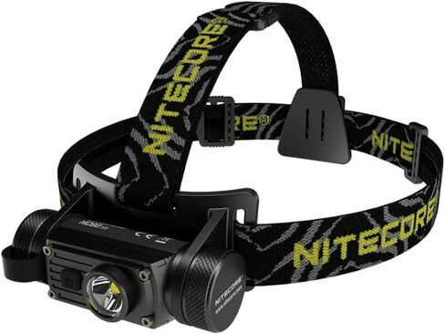 Nitecore (Sysmax Industrial) HC60 مصباح أمامي قابل لإعادة الشحن مع أبيض بارد، أسود in Saudi Arabia