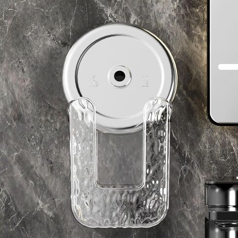 Kitchen Wipes Storage Box, 2024 New Non-Slip Flushable Wipes Holder for Bathroom Toilet, Wall-Mounted Clear Wet Tissue Dispenser Container Box No Punching Refillable Keeps Baby Wipes Fresh Case in Kuwait