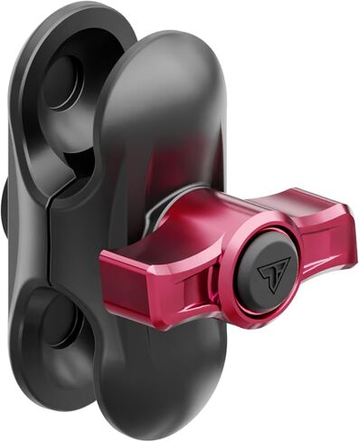 Tackform 2" Long Metal 20mm Ball and Socket Arm DuraLock 20 Series | Dual 20mm Sockets with Optional Anti-Theft Knob | Black in Saudi Arabia