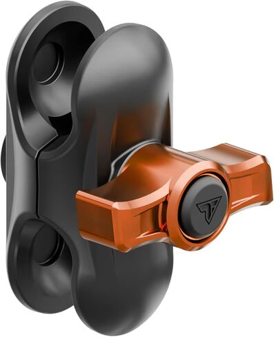 Tackform 2" Long Metal 20mm Ball and Socket Arm DuraLock 20 Series | Dual 20mm Sockets with Optional Anti-Theft Knob | Black in Saudi Arabia