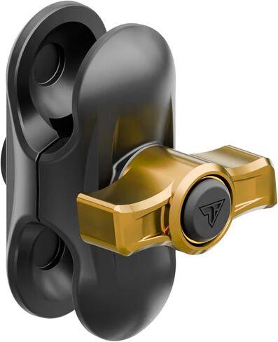 Tackform 2" Long Metal 20mm Ball and Socket Arm DuraLock 20 Series | Dual 20mm Sockets with Optional Anti-Theft Knob | Black in Saudi Arabia