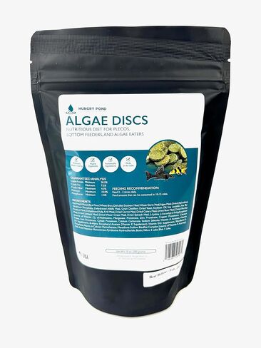 Nutritious Fish Food - Algae Disc Wafers for Algae Eaters, Plecos, and Bottom Feeders - 10 oz. Pouch in Saudi Arabia
