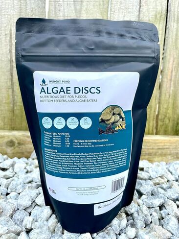 Nutritious Fish Food - Algae Disc Wafers for Algae Eaters, Plecos, and Bottom Feeders - 10 oz. Pouch in Saudi Arabia