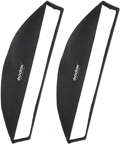 Godox 35x160cm 14"x63" Beehive Honeycomb Grid Strip Softbox Bowens Mount for Studio Flash (2pcs) in Saudi Arabia