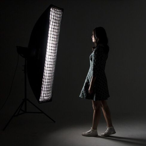 Godox 35x160cm 14"x63" Beehive Honeycomb Grid Strip Softbox Bowens Mount for Studio Flash (2pcs) in Saudi Arabia