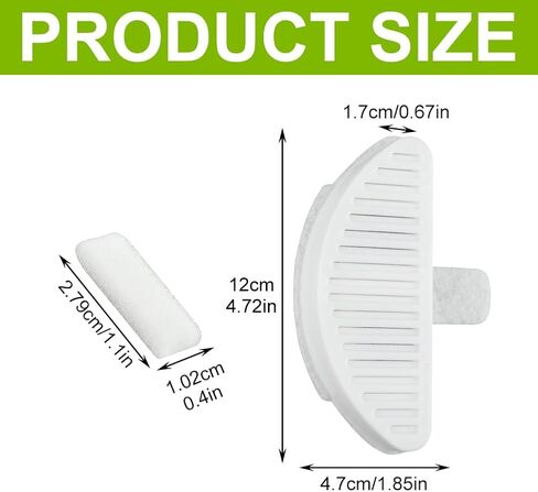 9 عبوات من الفلاتر البديلة و18 عبوة من إسفنجات الفلتر البديلة لنافورة الحيوانات الأليفة الأوتوماتيكية سعة 67 أونصة/2 لتر، وموزع مياه الحيوانات الأليفة للقطط، ونظام ترشيح الطبقات in Kuwait