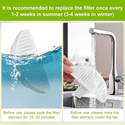 9 عبوات من الفلاتر البديلة و18 عبوة من إسفنجات الفلتر البديلة لنافورة الحيوانات الأليفة الأوتوماتيكية سعة 67 أونصة/2 لتر، وموزع مياه الحيوانات الأليفة للقطط، ونظام ترشيح الطبقات in Kuwait