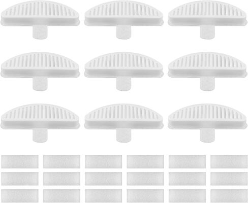 9 عبوات من الفلاتر البديلة و18 عبوة من إسفنجات الفلتر البديلة لنافورة الحيوانات الأليفة الأوتوماتيكية سعة 67 أونصة/2 لتر، وموزع مياه الحيوانات الأليفة للقطط، ونظام ترشيح الطبقات in Kuwait