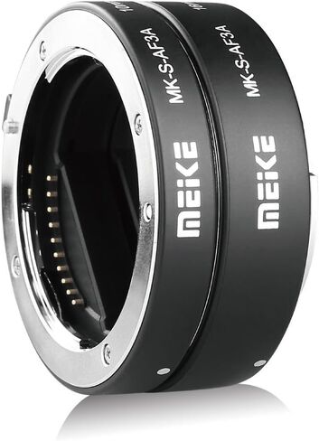 MEIKE MK-S-AF3B البلاستيك التركيز التلقائي ماكرو تمديد أنبوب محول حلقة 10 مم 16 مم لسوني E-Mount FE-Mount كاميرا بدون مرآة A7 A7M2 NEX3 MEX5 NEX6 NEX7 A5000 A6000 A6300 A6500 A9 إلخ in Kuwait