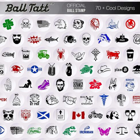 Cactus Golf Ball Stamp, Golf Ball Stamper, Self-Inking Golf Ball Stamp Markers, Reusable Golf Ball Marking Tool to Identify Golf Balls, Golfer Gift Golfing Accessories in Saudi Arabia