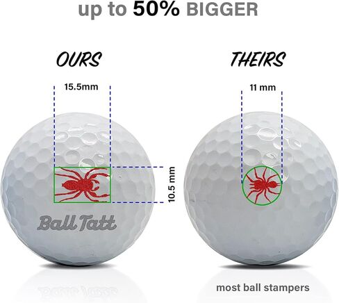 Cactus Golf Ball Stamp, Golf Ball Stamper, Self-Inking Golf Ball Stamp Markers, Reusable Golf Ball Marking Tool to Identify Golf Balls, Golfer Gift Golfing Accessories in Saudi Arabia