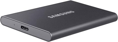SAMSUNG MU-PC2T0T/AM Portable SSD T7 USB 3.2 2TB, Gray (2-Pack) Bundle with Deco Gear Hard EVA Case with Zipper in Saudi Arabia