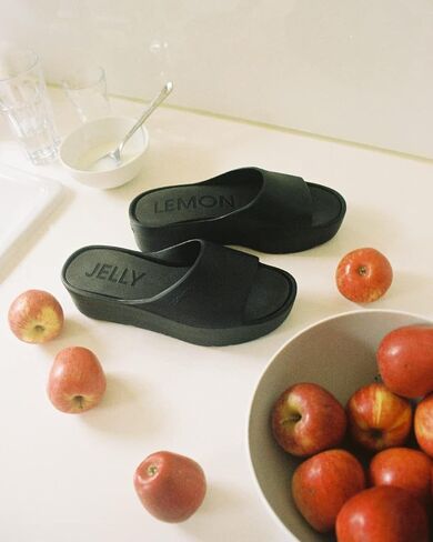 Lemon Jelly Women's Platform Sandals - Cute Water-Friendly Comfort Wedges for the Beach or Casual Wear - Super Lightweight Slip-On Flip Flops for Ladies - Versatile, Chunky Summer Slides in Saudi Arabia