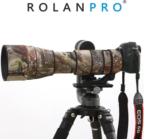 Rolanpro Rainproof Lens Cover for Tamron SP 150-600mm F/5-6.3 Di VC USD G2 (A022) Rain Cover-Durable and Versatile Lens Protection Sleeve Case #UCP Gray Camo Waterproof in Saudi Arabia