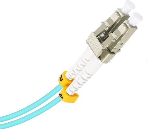2024 LC to LC Fiber Patch Cable Multimode Duplex - 50/125um OM3 Fiber Cable 1FT 5pack in Saudi Arabia