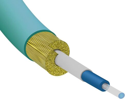 2024 LC to LC Fiber Patch Cable Multimode Duplex - 50/125um OM3 Fiber Cable 1FT 5pack in Saudi Arabia