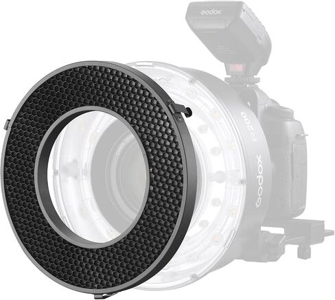Godox R200 Ring Flash Head with Bag Compatible for AD200/AD200Pro Flash Strobe Speedlite Monolight, 200Ws High Power for Outdoor Portrait Shooting and Wedding Shooting in Kuwait