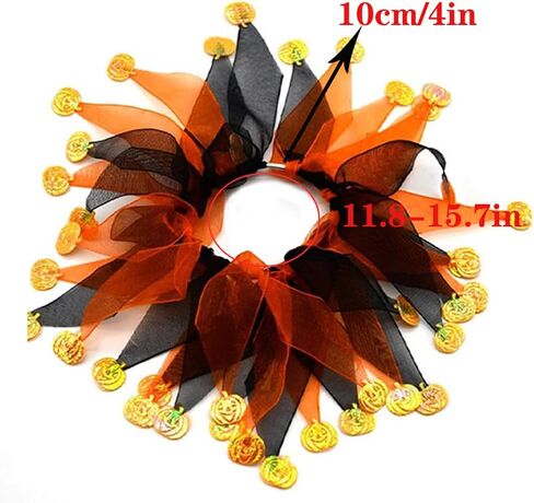 Elegant little tail 1PCS Dog Halloween Costume - Dog Cat Pumpkin Tutu Collar Dog with Halloween Pumpkin Patterns Pet Tutu Collar Suit Pet Halloween Costume for Cats Small Medium Dogs in Saudi Arabia