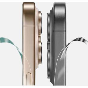 Ultra Thin Transparent Side Film For iPhone 16 Pro Max 6.9 inch Frame Protective Guard Film - 3 packs/TPU Hydrogel