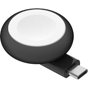 شاحن Belkin BoostCharge المحمول USB-C لساعة Apple - شاحن USB-C معتمد من MFi لساعة Apple Series 9، Series 8، Series 7، Ultra، والمزيد - متوافق مع ماك بوك، iPhone 15، والمزيد - أبيض