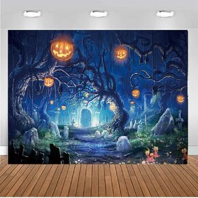 5X7FT Halloween Backdrops for Photography Halloween Photo Backdrop Halloween Party Decorations Halloween Theme Party Decorations Backdrop CY030