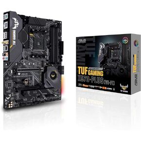 ASUS TUF Gaming X870-PLUS WiFi AMD AM5 X870 ATX Motherboard, 16+2+1, 80A SPS Power Stages, DDR5, PCIe 5.0 Ready, Four M.2 Slots, Wi-Fi 7, 2.5Gb LAN, HDMI, USB4® 40Gbps, SATA 6 Gbps, USB 20Gbps Type-C