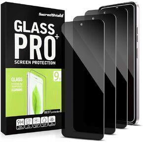 [3-Pack Privacy Screen Protector for Moto G 5G 2024 Tempered Glass [Not Support Fingerprint Reader], 9H Hardness, Bubble Free
