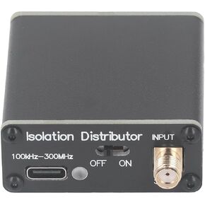 Active RF Isolation Distributor, Wide Frequency Range, Wide Band Distribution, SDR GPSDO Source for Radios, Antennas, Clock Sources and More
